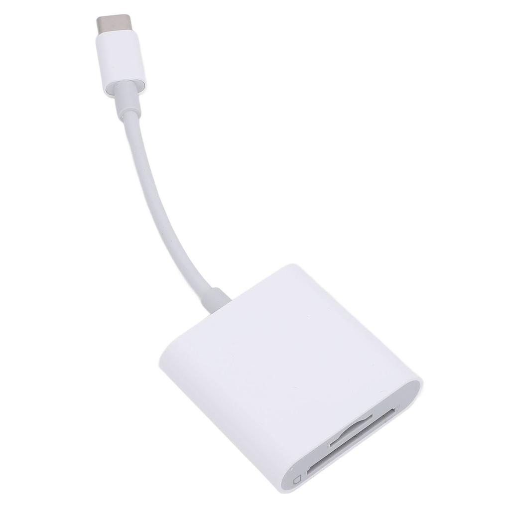 2 in 1 USB C Adapter Card Reader Support Camera Storage Card Memory Card for Phones Laptops Read Speed 500MB S Plug and