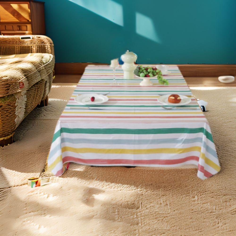 Oil-proof Waterproof Tablecloths PVC Table Decor Cloth Soft Table Cover Kitchen