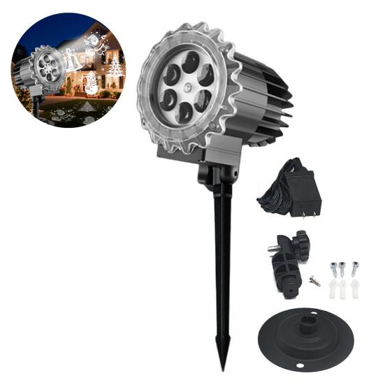 Halloween Projector Light Rotating Snow Falling Projector Lamp Waterproof Easy Installation Indoor Outdoor Holiday Night Light Projector
