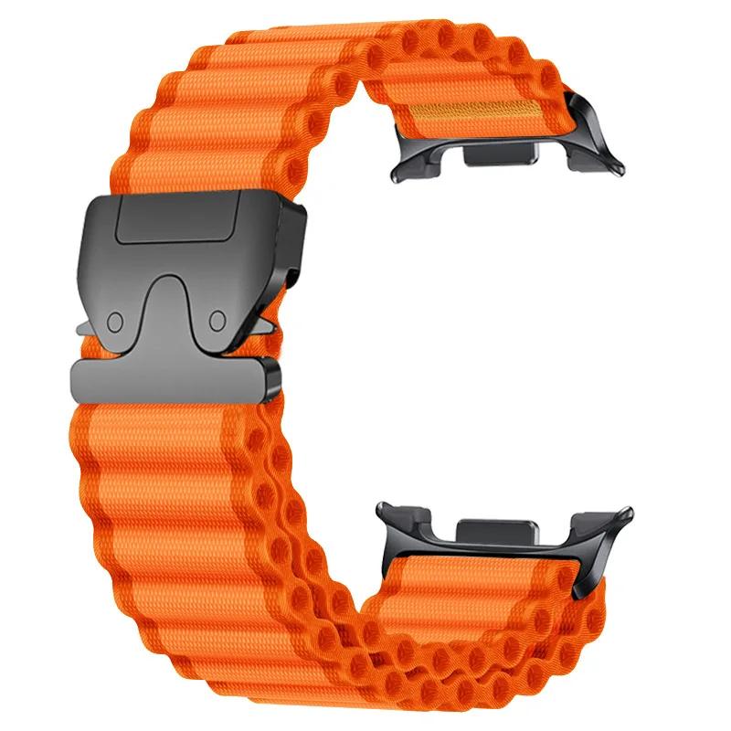 Marine Nylon Strap For Samsung Galaxy Watch 8 40mm 44mm Parachute Trail Loop Bracelet Galaxy Watch 8 Classic 46mm Accessories