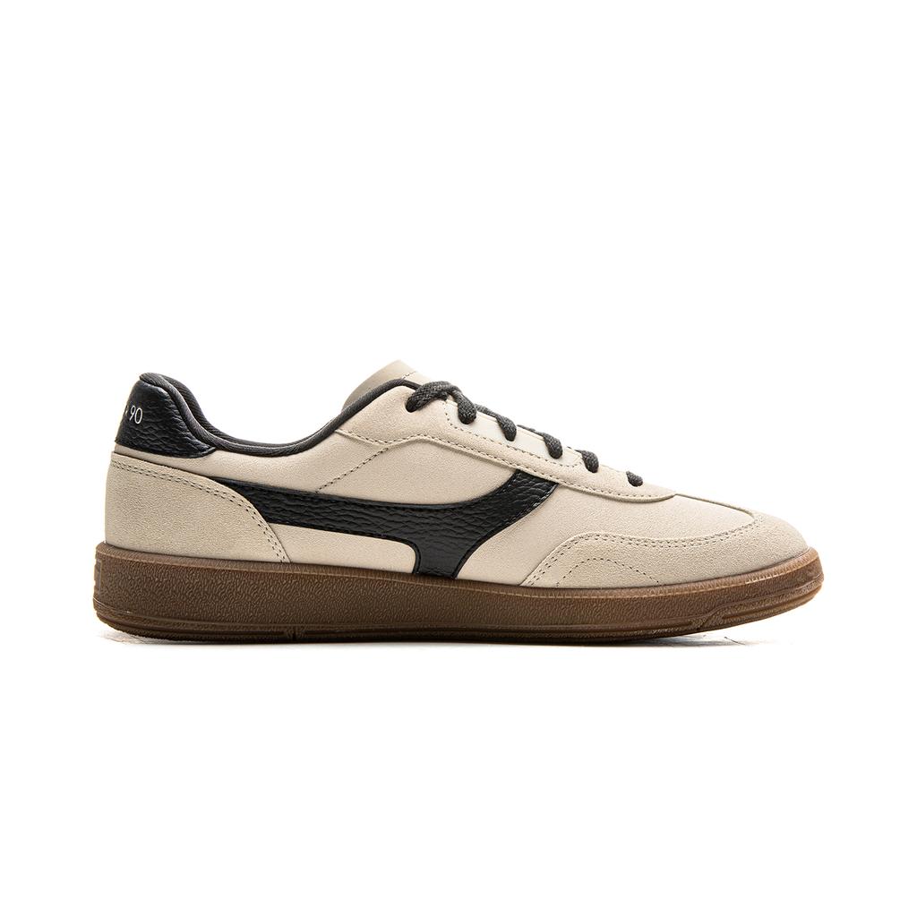 New LiNing Yunchuan 2 Slip Resistant, Abrasion Resistant, Lightweight Low Top German Army Trainers Men's Oat Gray AGCV337-2