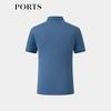 PORTS Men's Blended Classic Breathable Short Sleeve Polo Shirt