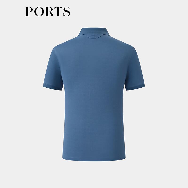 PORTS Men's Blended Classic Breathable Short Sleeve Polo Shirt