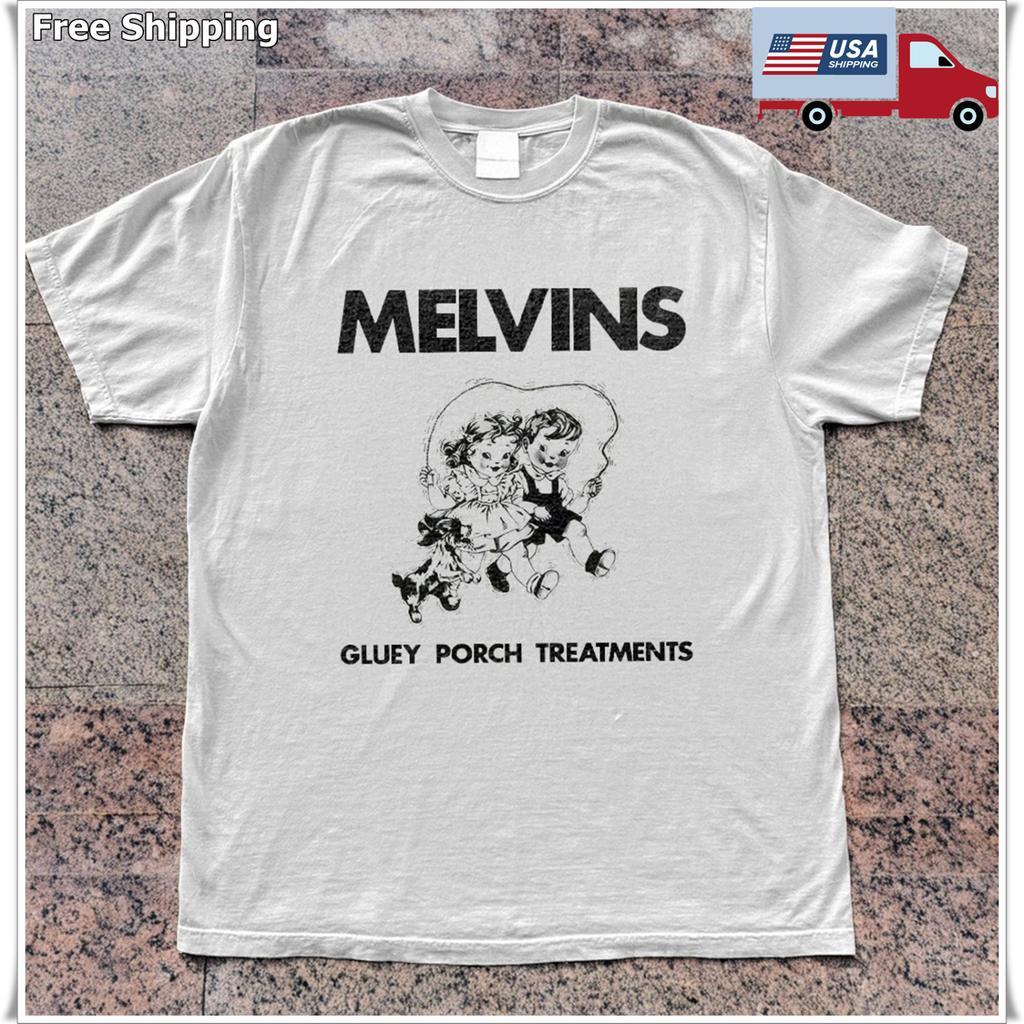 Melvins Gluey Porch Treatments Kids Dog Vintage Sludge Album Graphic Tee