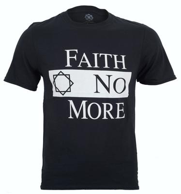 Faith No More  T Shirt Classic Logo V.2 OFFICIAL Black  New 02
