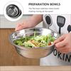 Stainless Steel Soup Pot Food Grade Salad Mixer Basin  Kitchen Cooking Tools