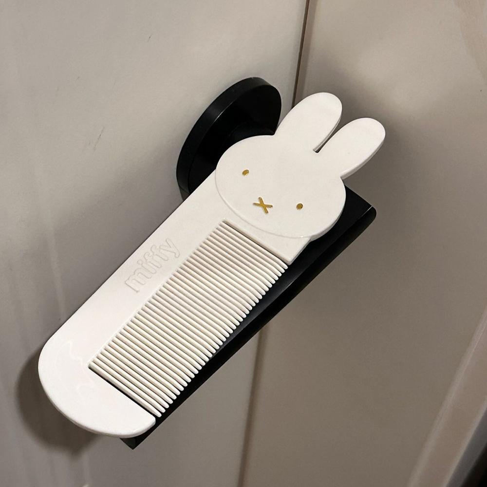 Cute Miffy Kawaii Anti-static Hair Comb Cartoon Rabbit Home Close Tooth Comb Portable Straight Hair Long Hair Comb Girl Gift