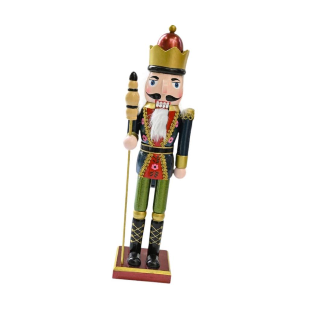 Wood Nutcracker Figure Figurine Collectible Xmas Gift Table Traditional