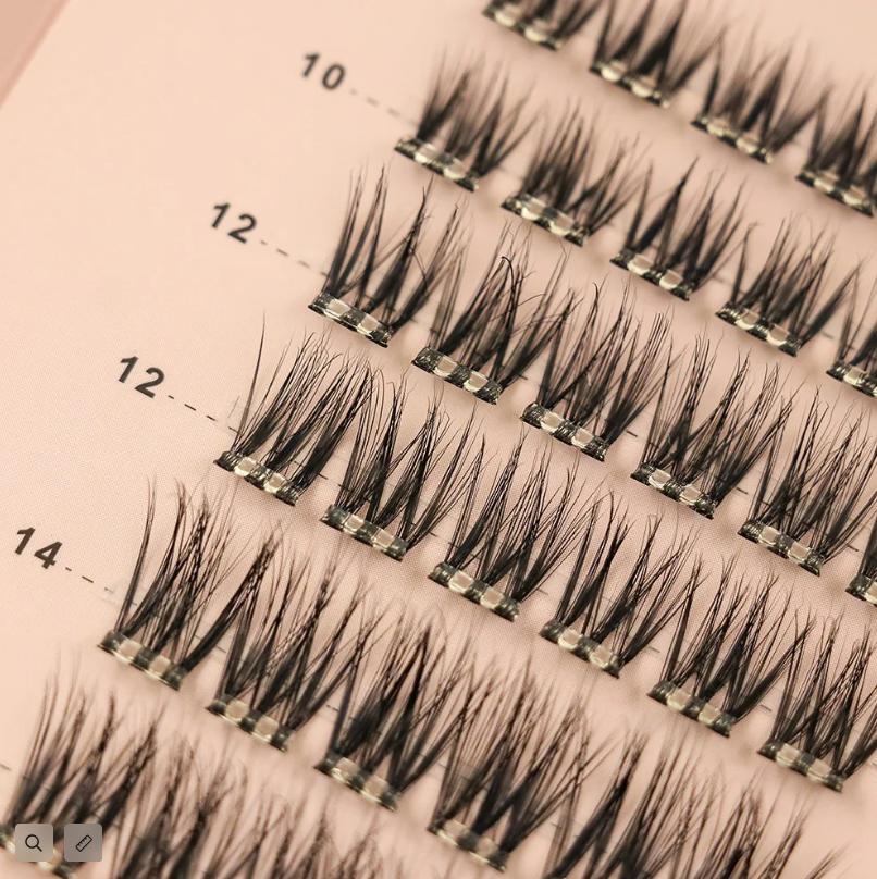 UNIQUE LASHES Factory Price 30D 40D Cluster Lashes Book Large Capacity Fluffy Wispy Individual Lashes for DIY Lashes at Home