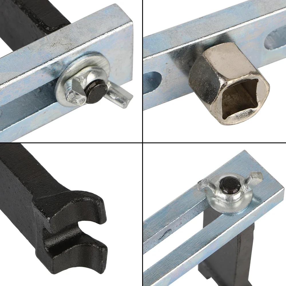 Fuel Pump Spanner Alloy Steel Adjustable Petrol Lid Cover Removal Wrench Tool Fuel Pump Spanner Castle Nut Wrench
