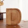 Wooden 26-letter English Letter Piggy Bank In Stock Children's Small Toy Storage Box Transparent Acrylic Piggy Bank Home Decor
