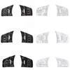 ToMong For Jaguar XE XF F-PACE E-PACE F-TYPE Aluminum Alloy Black Car Steering Wheel Button Cover Trim Sticker Car Accessories U4