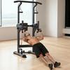 VEVOR Pull Up Bar, 150kg Power Tower Dip Station, Workout Dip Station with H-Shaped Stable Base & Back Pad