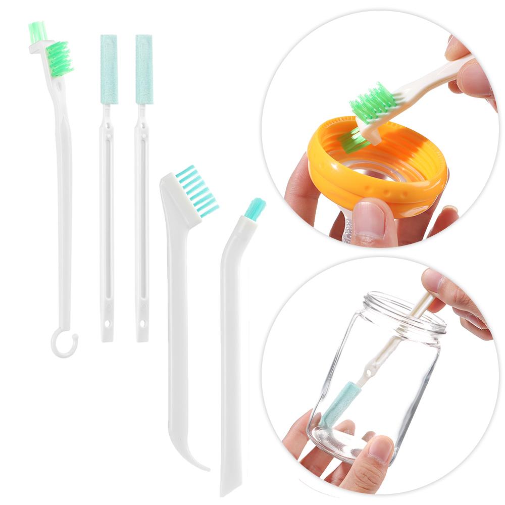 Multiple Use Cleaning Tools Long Handle Wash Cup Gap Clean Bottle Brush Baby Nipple Cleaner Narrow