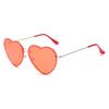 Versatile Frameless Heart-Shaped Sunglasses for Women