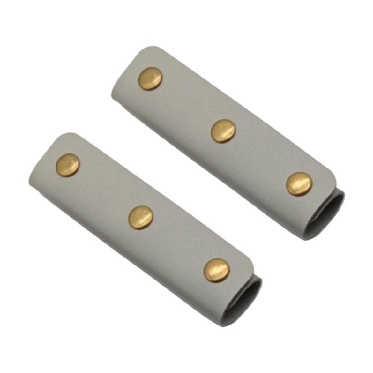 2 Pieces Soft PU Leather Grip Covers for Luggage Handle Fashionable Bag Handle Wrap for Professionals Women
