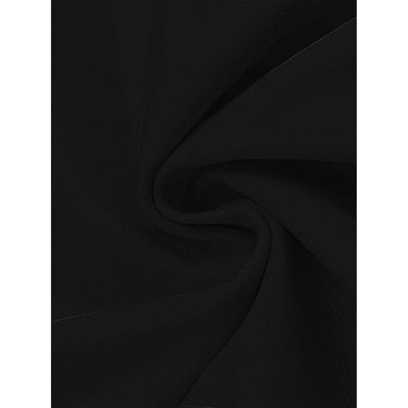 Tallas Europeas Hombre Verano 2025 Estilo Urbano Camiseta Gráfica 'OG' - Camiseta Casual Negra de Cuello Redondo con Impresión de Letras Compleja