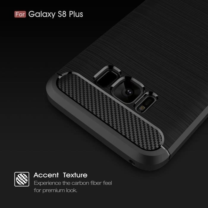 Coque - Samsung - Galaxy S8+ Plus - Souple - Silicone TPU Gel - Bleu Foncé