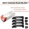 RLB-HILON 1Set Exterior Door Handle Compatible With Toyota Camry 2012 2013 2014 2015 2016 2017 Year