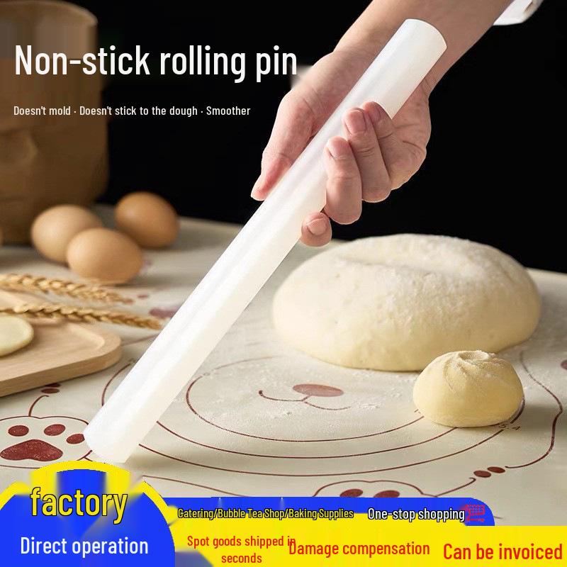 Food-Grade Non-Stick Rolling Pin for Fondant, Dumplings & Noodles - Available in Large & Small Sizes