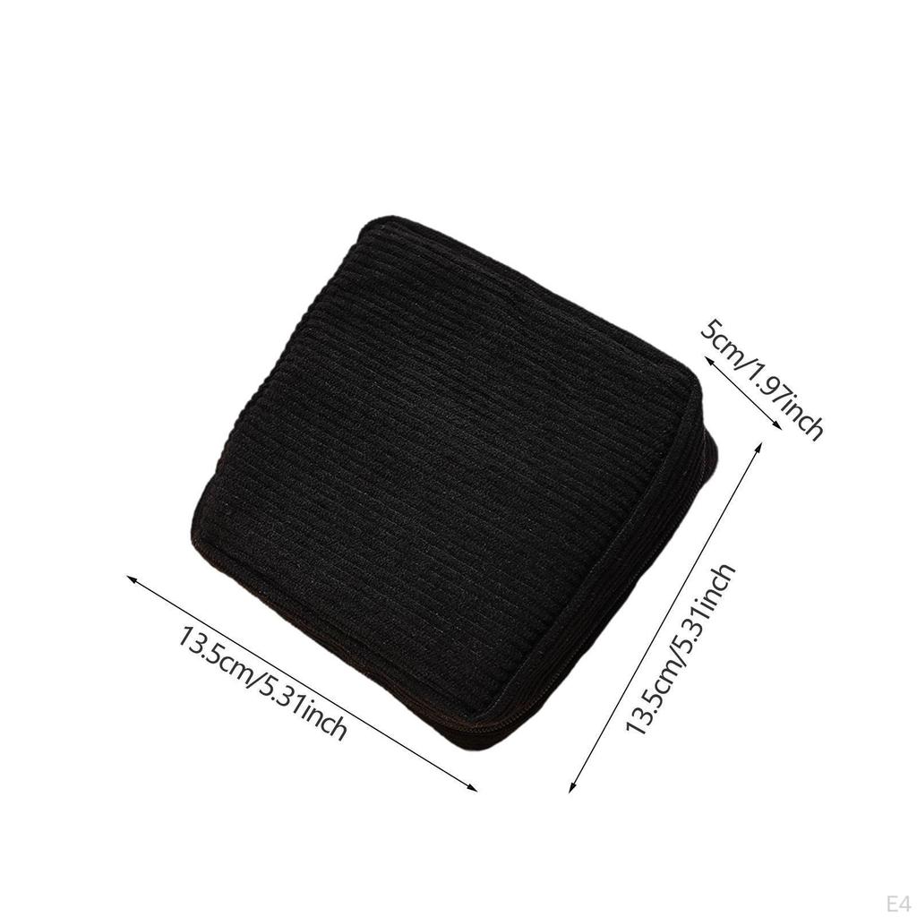 Corduroy Period Bag Makeup Multifunctional Gifts Reusable Mini Cosmetic Bags Pads Bags, for