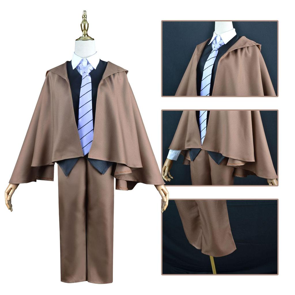Bungo Stray Dogs Yosano Akiko, Dazai Osamu, and Nakahara Chuuya Cosplay Costume Set