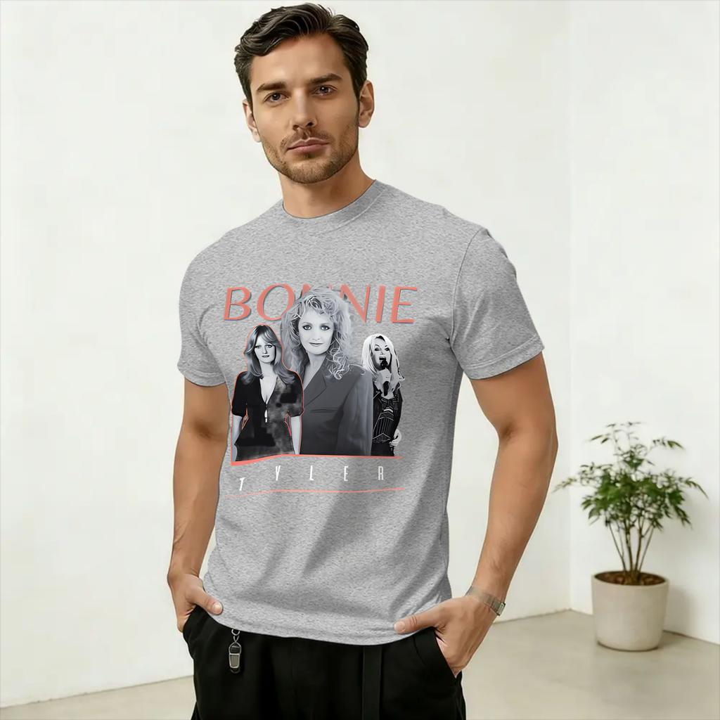 Forever Bonnie Tyler 1951 to 2026 T Shirts for Unisex Cotton Fashion T-Shirt Crew Neck Tee Shirt Short Sleeve Clothes New Arrival