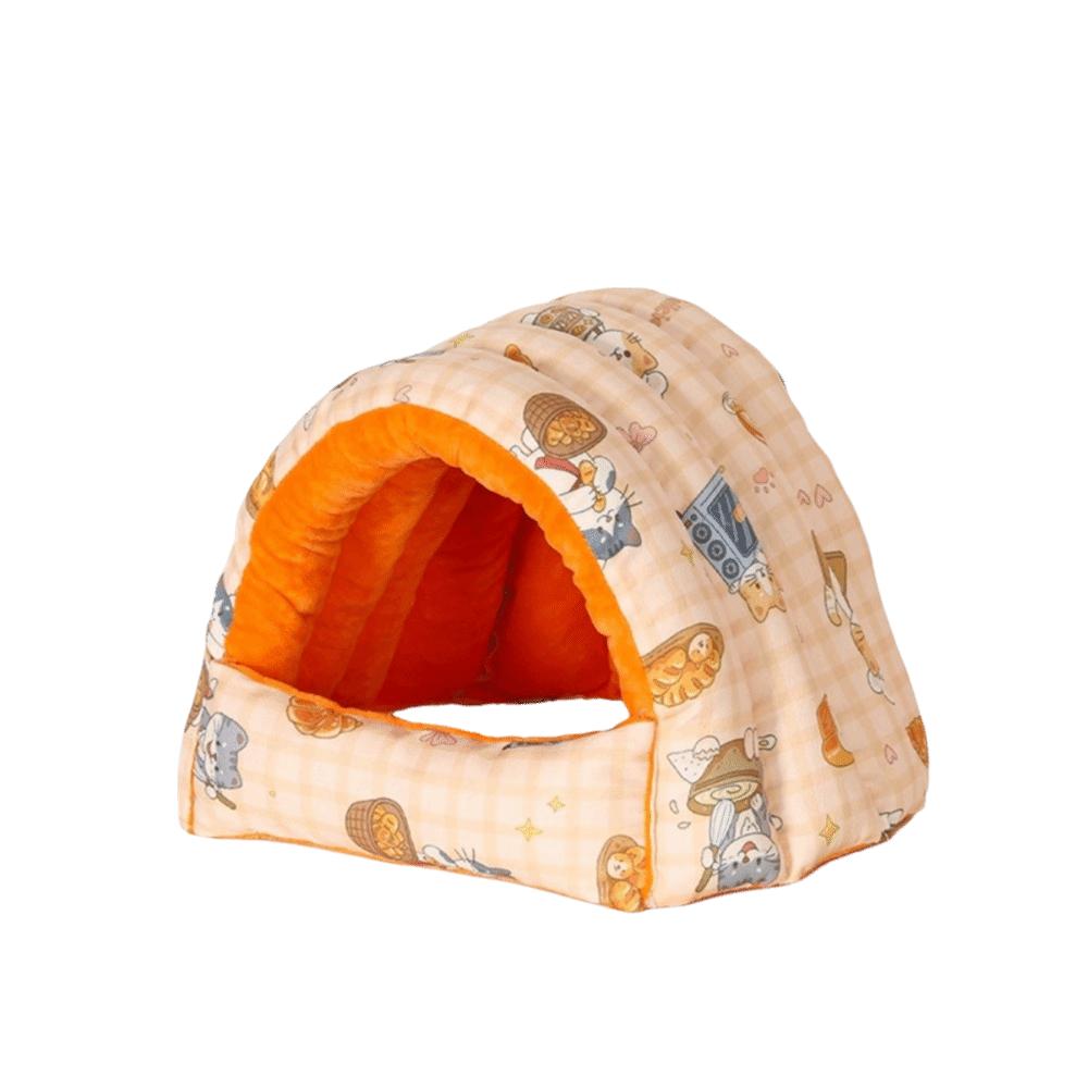 Semi Closed Hamster Warm Nest Thickened Rabbit Sleeping Nest for Hedgehog Chinchilla