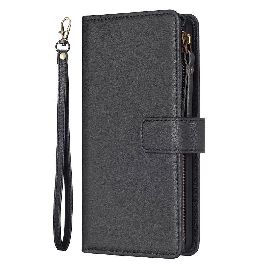 OPPO A98 5G/F23/A1 Zippered Leather Case, Cross-Border Exclusive, Anti-Drop Design