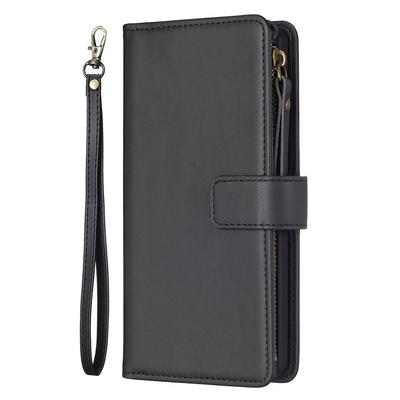 Custodia in Pelle con Cerniera per OPPO A98 5G/F23/A1, Esclusiva Transfrontaliera, Design Anti-Caduta