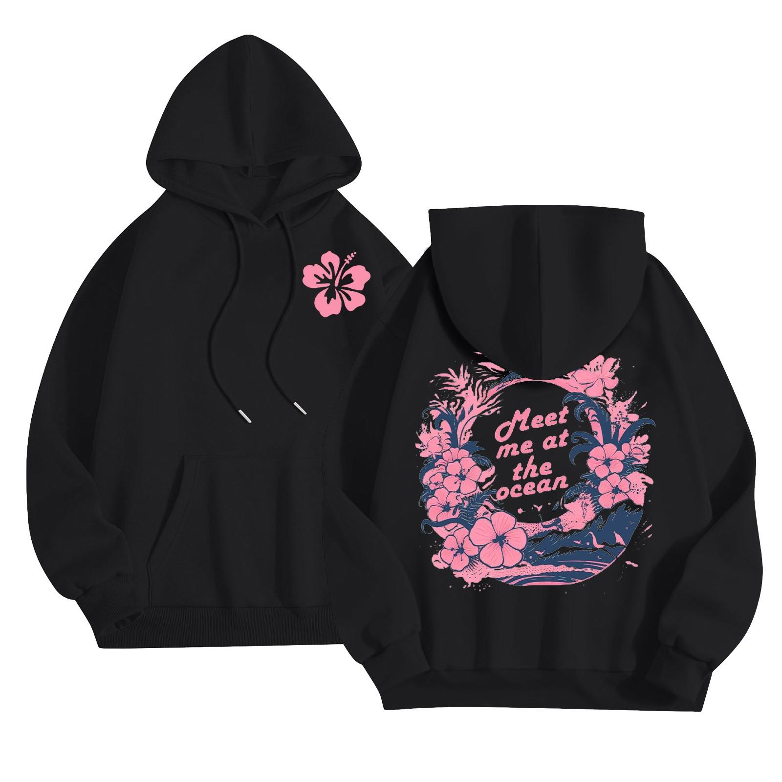 Спортивный костюм с капюшоном, унисекс, одежда для бега, пуловер с длинными рукавами, толстовка с капюшоном L чёрный