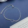 S925 Sterling Silver Heart Bracelet - Elegant, Minimalist, and Versatile Jewelry for Everyday Fashion