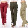 Pantaloni cargo damă din bumbac Pantaloni de agrement Mai mult Pantaloni cu buzunar Pantaloni casual