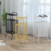 Simple Bookshelf Floor-standing Bay Window Storage Rack Living Room Creative Iron Storage Storage Bookshelf Magazine Rack