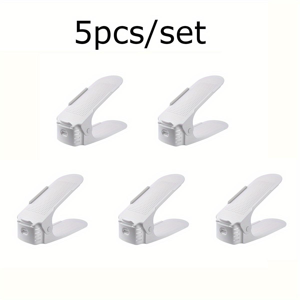 Регулируемая обувница-органайзер обувница экономит место двухъярусная поддержка гардероб для организации регулируемая полка для хранения обуви