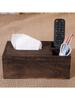Solid Wood Chinese Style Multifunctional Tissue Box for Living Room Coffee Table