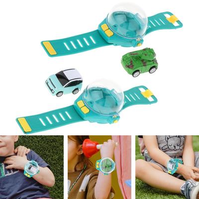 2Pcs Cartoon RC Small Car Analog Watch for Kids Toddlers Birthday Present