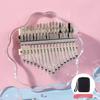 17/21 Keys Transparent Kalimba Music Instruments Portable Kalimba Fingers Piano Clear Pitch Stylish Crystal Transparent Thumbs Piano