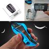 Smartschlüsselhülle, schlüsselloser Zugang, aus hochwertigem TPU-Material, stoßfest, kratzfest, wasserdicht, modischer Smartschlüsselhalter, blau
