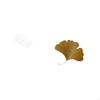 Wrought Iron Ginkgo Leaves Wall Decor Abstract Sculpture for Living Room Office Hotel Dining
