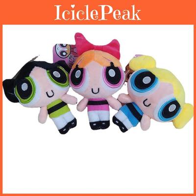 The Powerpuff Girls Plush Doll Backpack Pendant Set Adorable Stuffed Toys For Kids And Fans