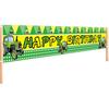 Large Green Tractor Yard Sign Banner for Farm Themed Birthday Party - Supplies, Decoration, Backdrop Background (9.8 X 1.6 Feet)