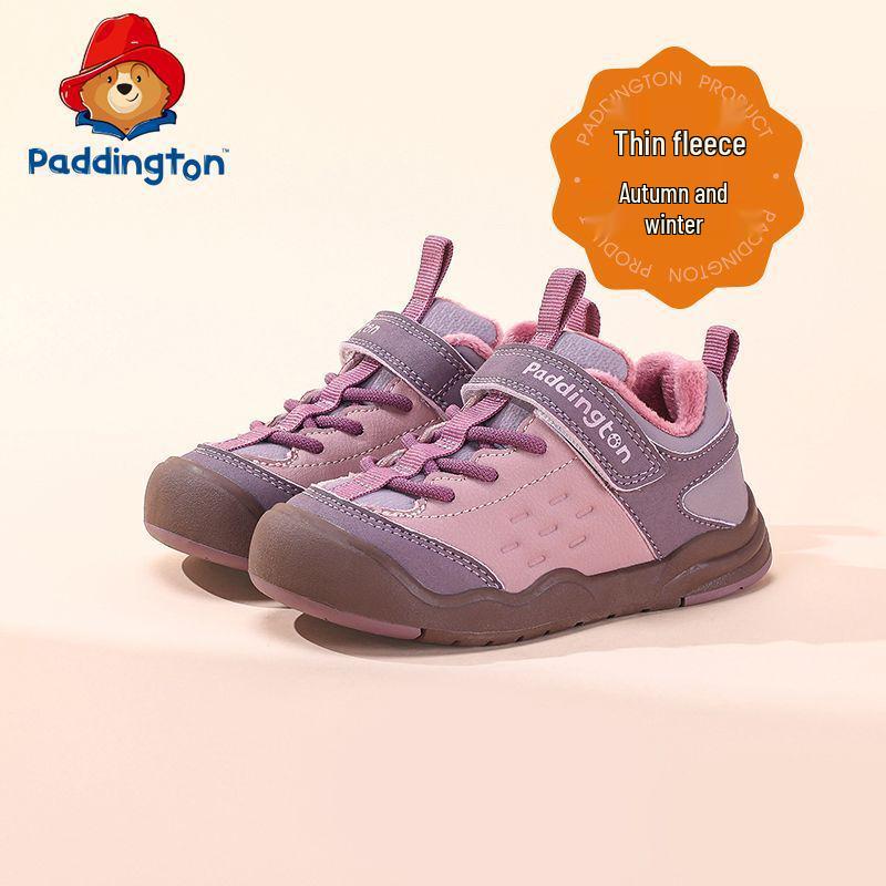 Paddington Bear Toddler Winter Sports Shoes - Non-slip Velvet Cotton for Boys & Girls