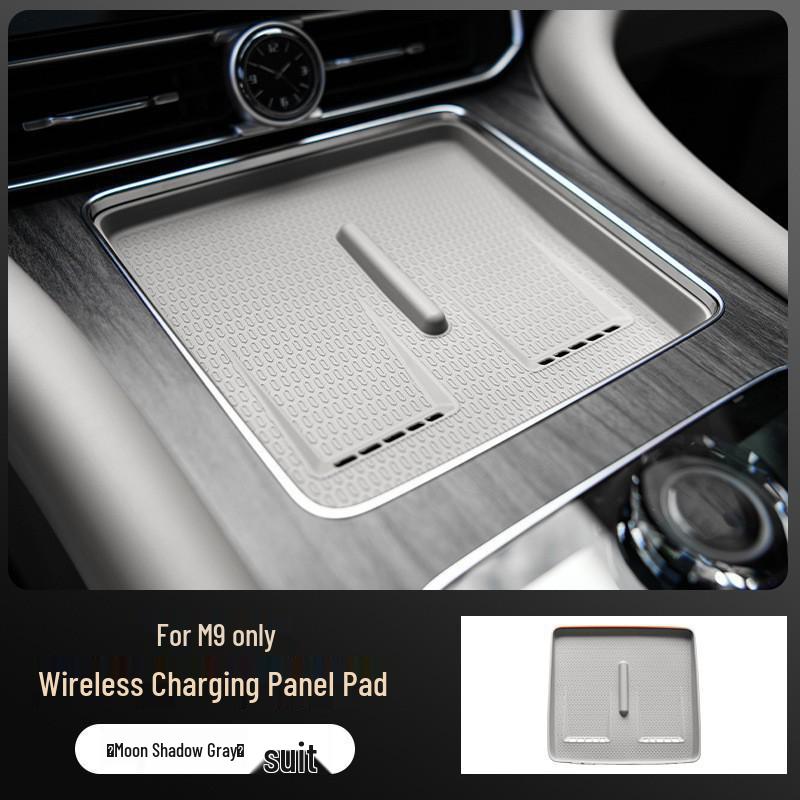 AITO M9 Silicone Anti-slip Wireless Charging Pad for Car Interior Modification