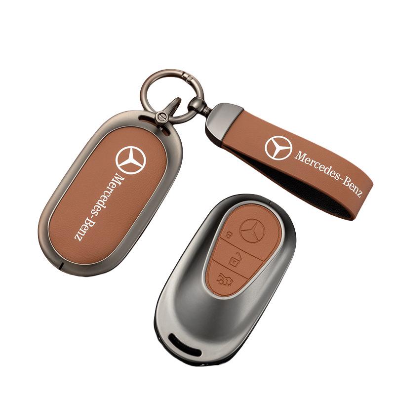 Originalt Mercedes-Benz nyckelfodral för E300L, C260L, A200L, GLA200, GLC/B - Unisex Bilfärgsskal