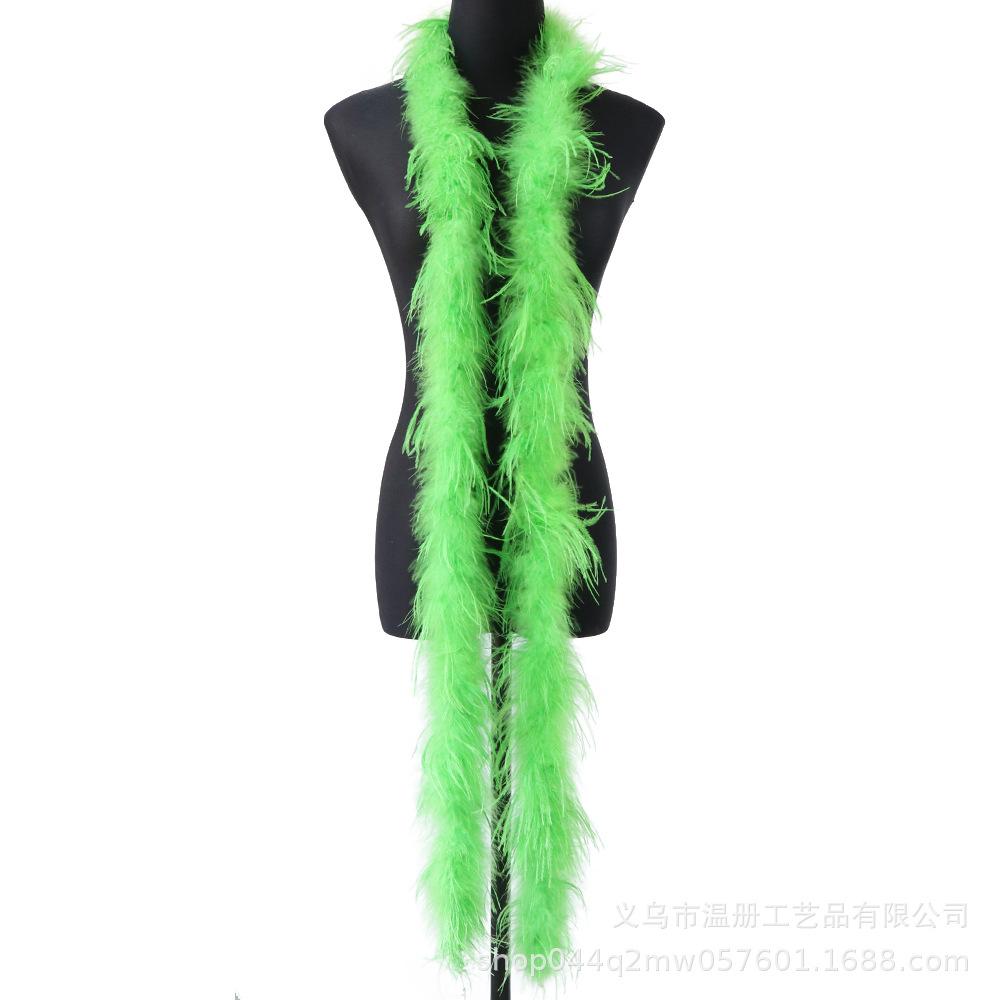 South African Ostrich Hair Top Performance Dress Raw Material Feather Top Diy Hat Scarf Down 2 Meters