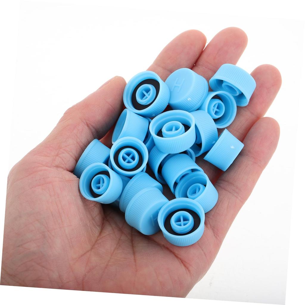 PENIKOKO 20 Pcs Air Conditioning Valve Core Dustproof Cap for High Pressure Low Pressure Automotive Air Conditioner Compatible