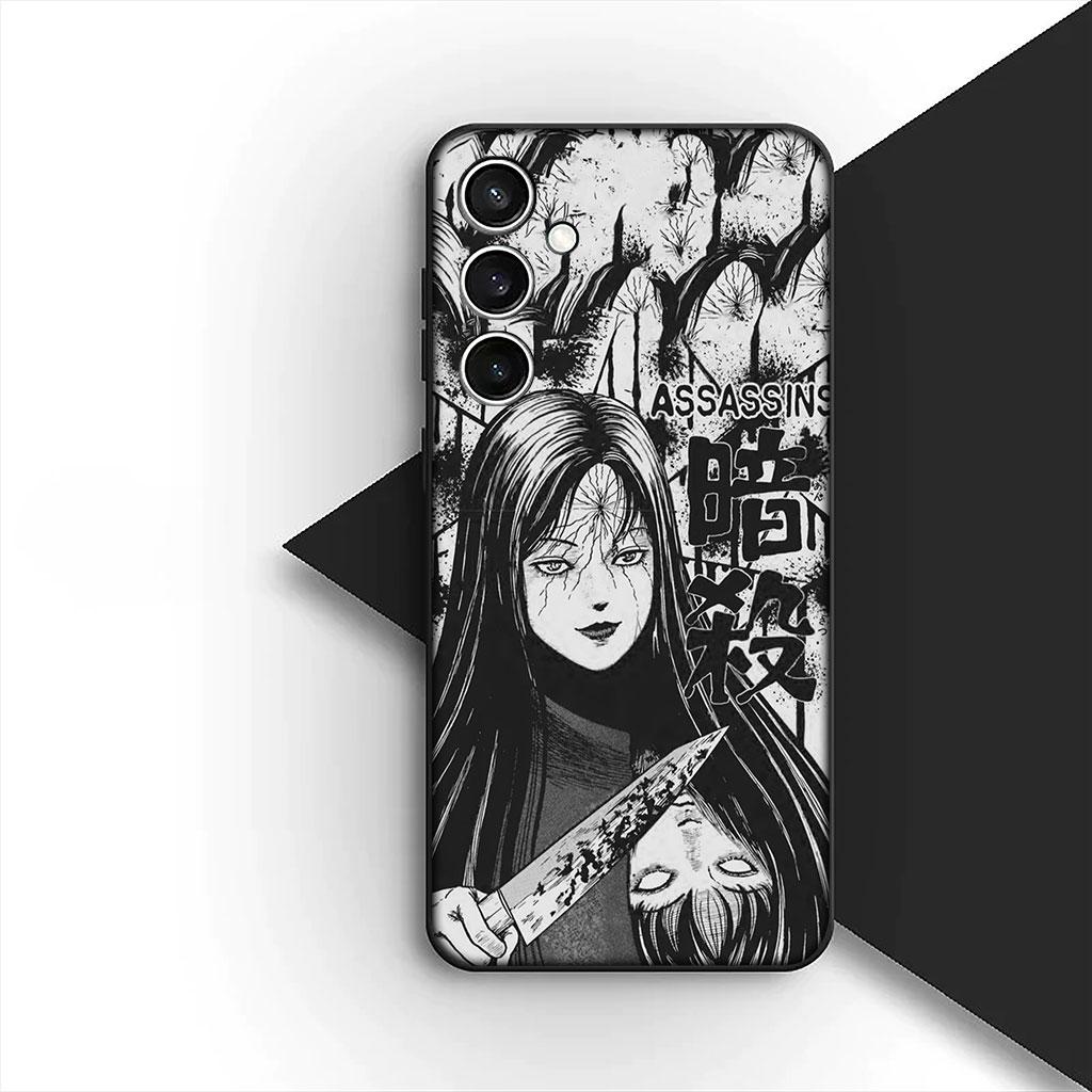 Phone Cover for Samsung Galaxy S22 S21 S20 FE Ultra Plus A07 A17 A15 A16 A25 A57 A37 Case Comics Junjis Tomie Ito Collection