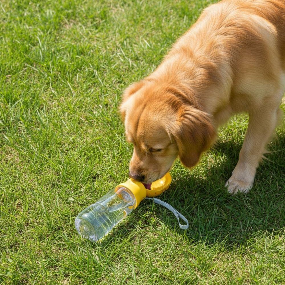 Leak-proof Outdoor Dog Water Bottle Sealed Detachable Dog Water Dispenser Press Design with Filter Pet Travel Cup Cat