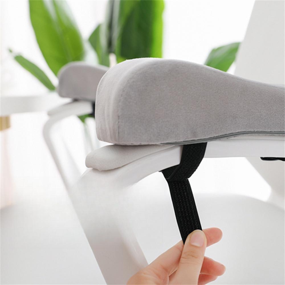 Office Chair Armrest Pad Elbow Pillow Comfortable Support Cushion Memory Foam Inner Core Sofa Cushion for Home Office Game Chair